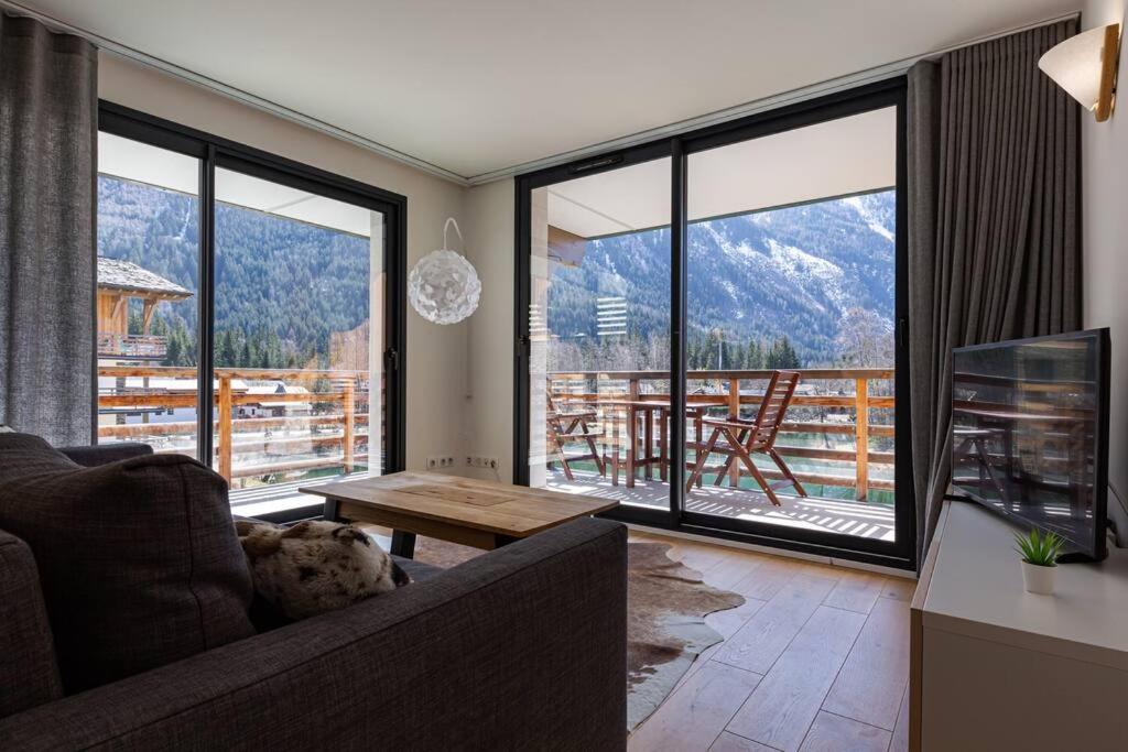 Modern 2Br 5* Pool Gym Spa Garage Mont-Blanc View Chamonix Mont Blanc Exterior foto