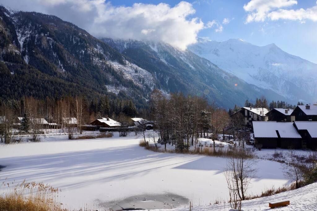 Modern 2Br 5* Pool Gym Spa Garage Mont-Blanc View Chamonix Mont Blanc Exterior foto