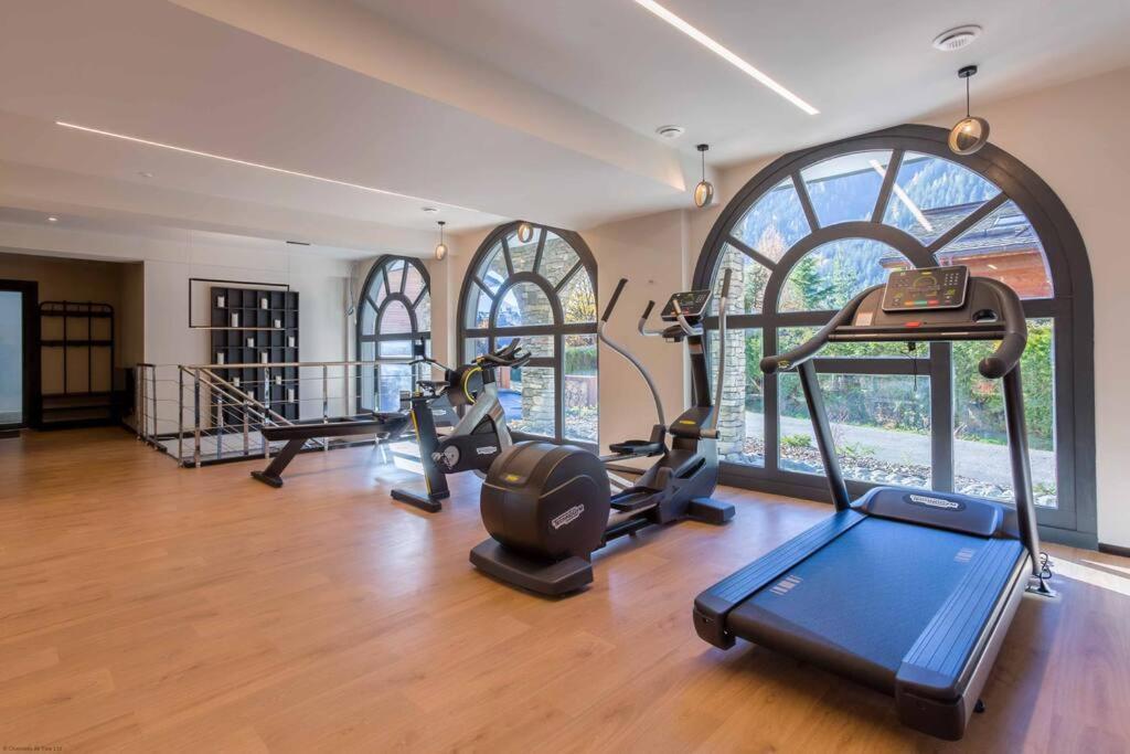 Modern 2Br 5* Pool Gym Spa Garage Mont-Blanc View Chamonix Mont Blanc Exterior foto