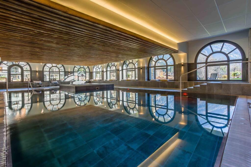 Modern 2Br 5* Pool Gym Spa Garage Mont-Blanc View Chamonix Mont Blanc Exterior foto